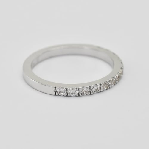 Eternity zlatý prsten s 2 mm lab-grown diamanty Lowum