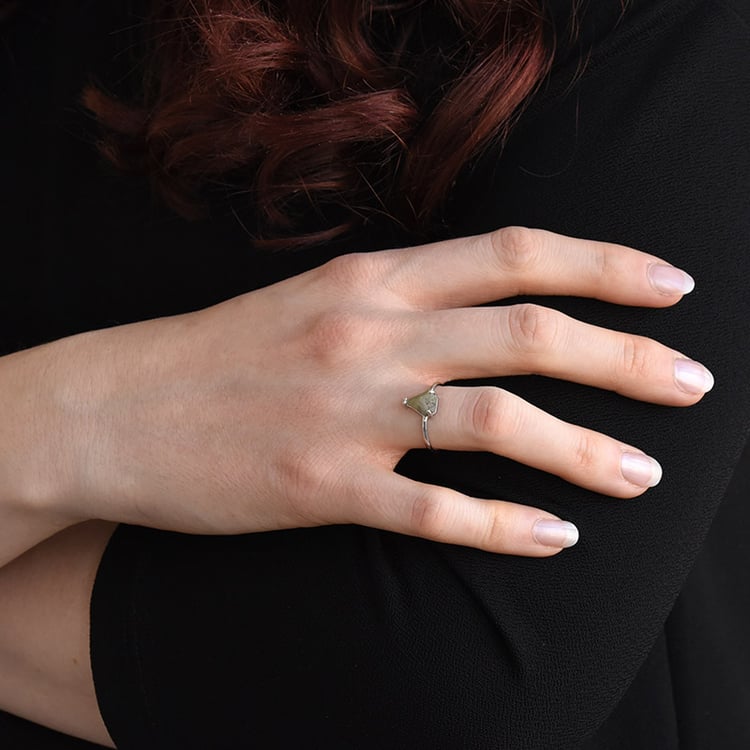 Prsten se salt and pepper diamantem 79489