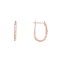 Elegantní náušnice s diamanty Ayaz