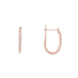 Elegantní náušnice s diamanty Ayaz