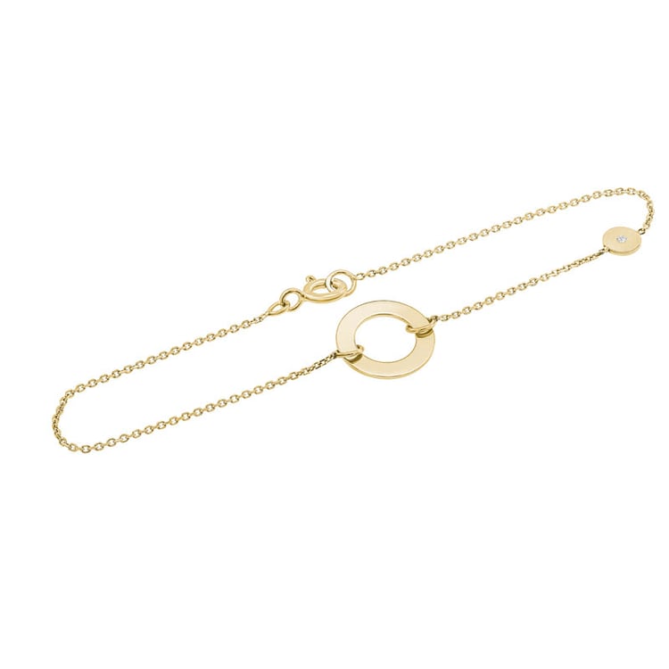 Náramek ze žlutého zlata 30546