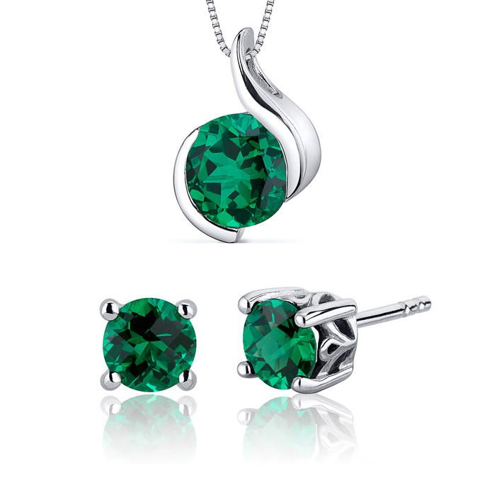 Smaragdová stříbrná kolekce