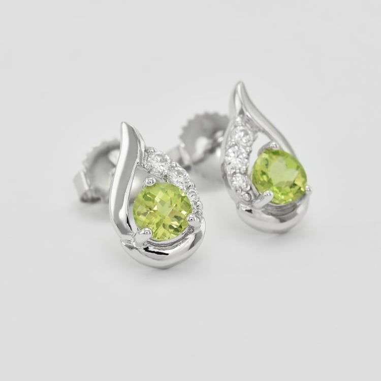 Náušnice ze stříbra 23729