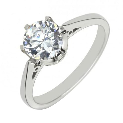 Platinový prsten Vale