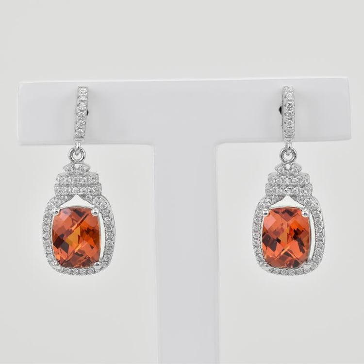 Náušnice ze stříbra 28527