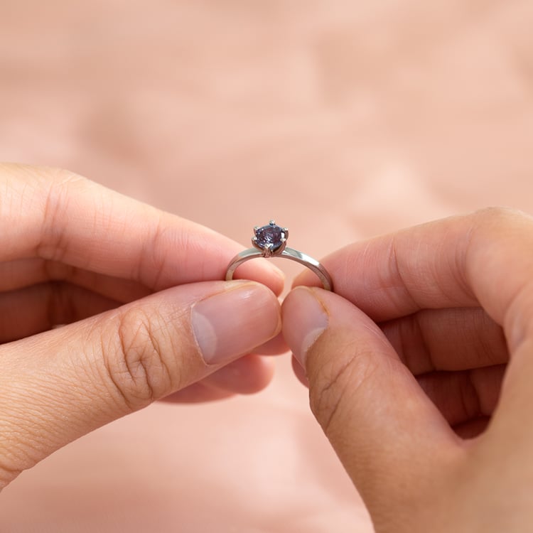 Zásnubní prsten s alexandritem Rabby 123046