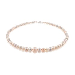 Zlatý náhrdelník s vícebarevnými perlami Ellie