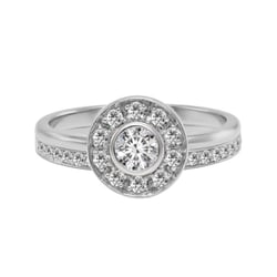 Zásnubní set prstýnků s diamanty Amanda