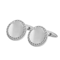Platinové manžetové knoflíčky s diamanty Tallis