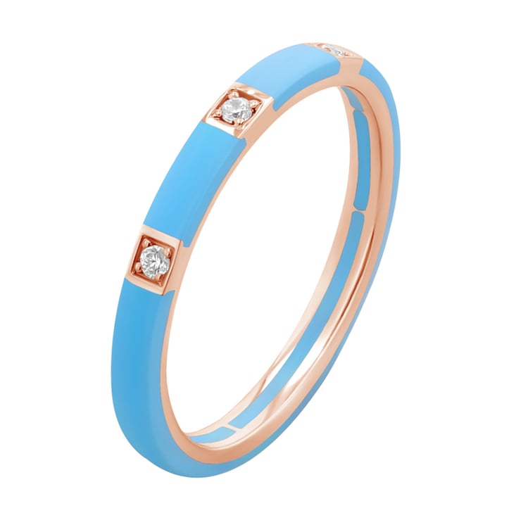 Keramický prsten s lab-grown diamanty Jardan 120853