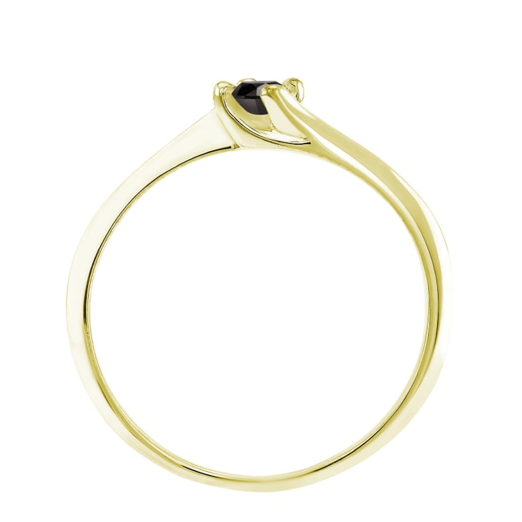 Zlatý zásnubní prsten 70329