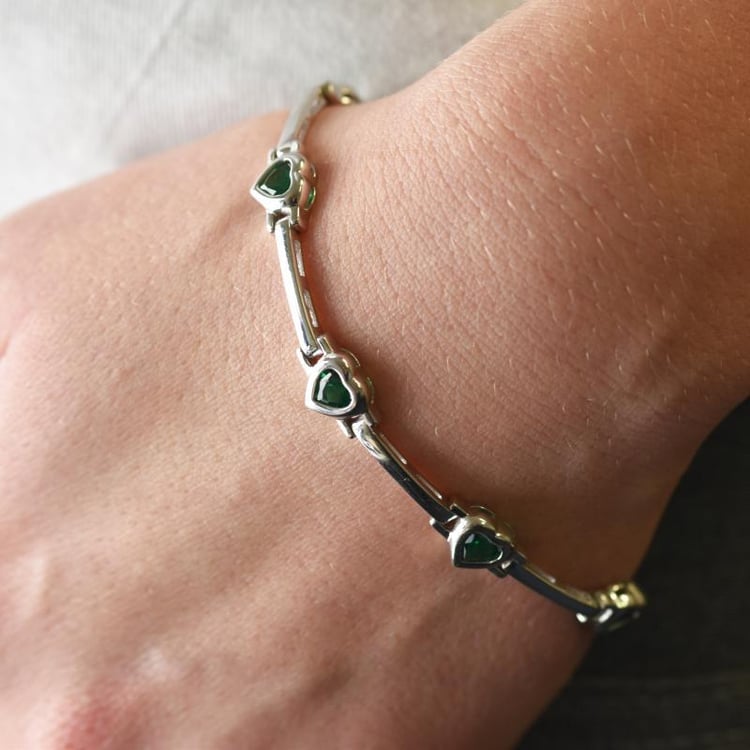 Smaragdový náramek 15472