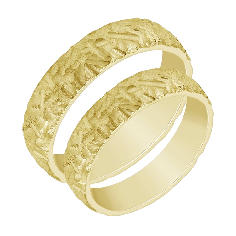 Snubní prsteny ze žlutého zlata 34711