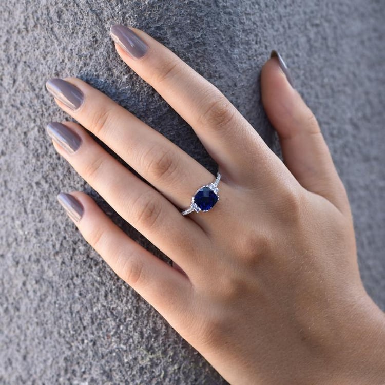 Prsten se safírem 34671