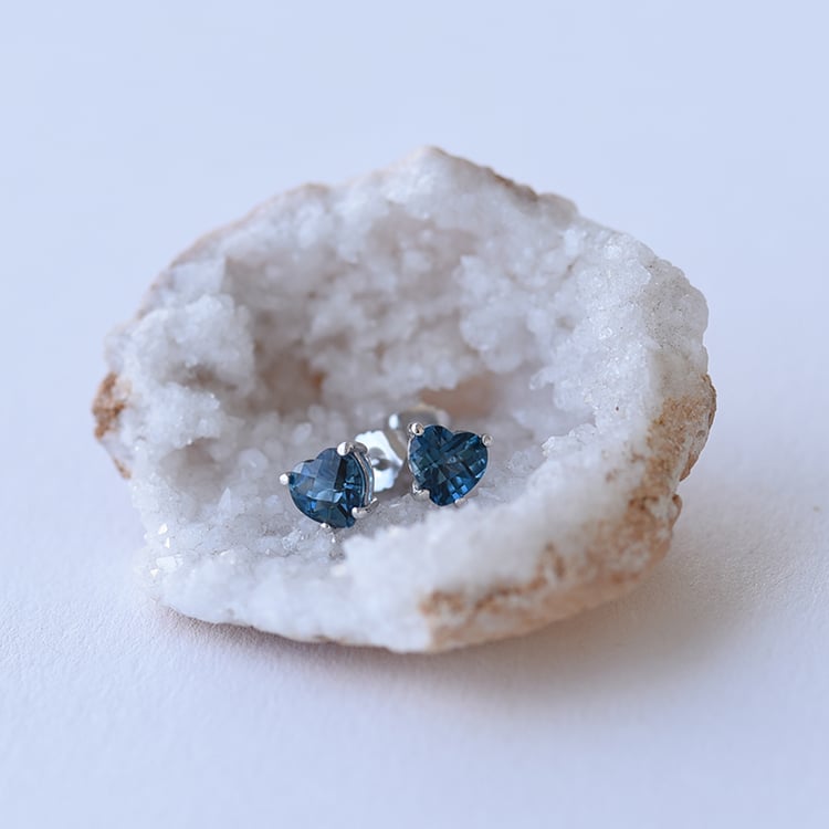 Náušnice s topazy 60956