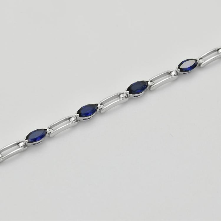 Náramek se safíry 26719