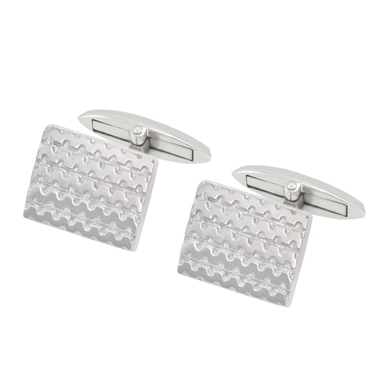 Stříbrné manžetové knoflíčky Konani