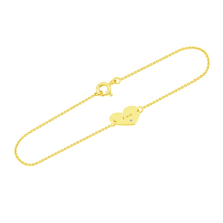 Náramek s diamantem ze zlata 71845