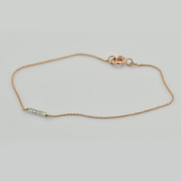 Diamantový zlatý náramek 37519