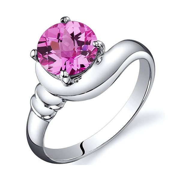 Stříbrný prsten se safírem Dumins