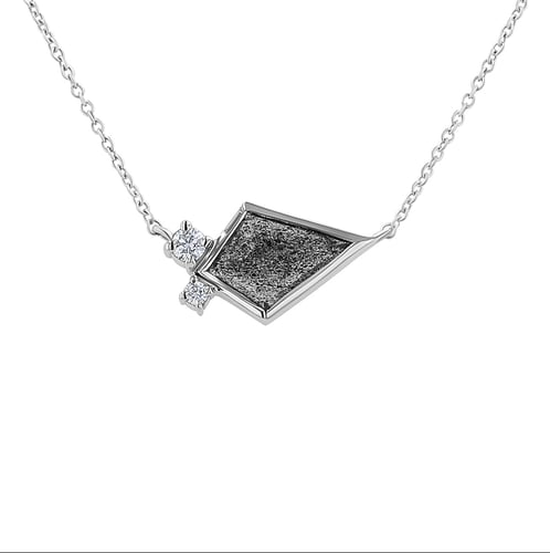 Náhrdelník s dendritickým quartzem a diamanty Milly