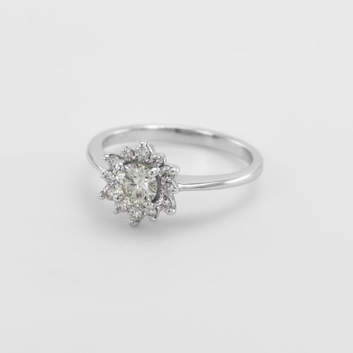 Zásnubní prsten s lab-grown diamanty Condeh