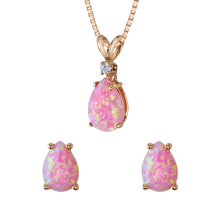 Kolekce šperků z růžového zlata