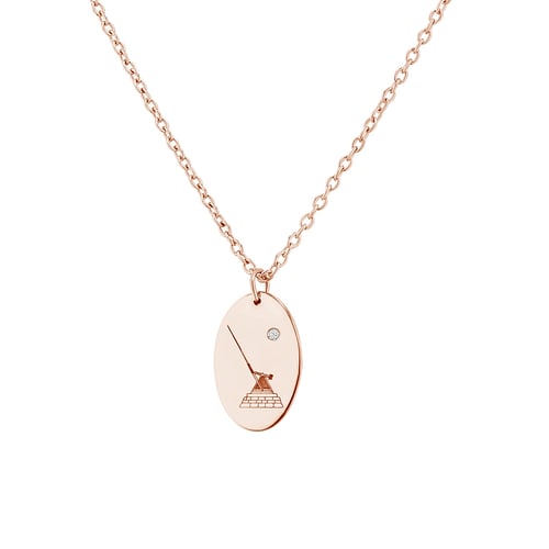 Personalizovaný přívěsek s diamantem Metronome