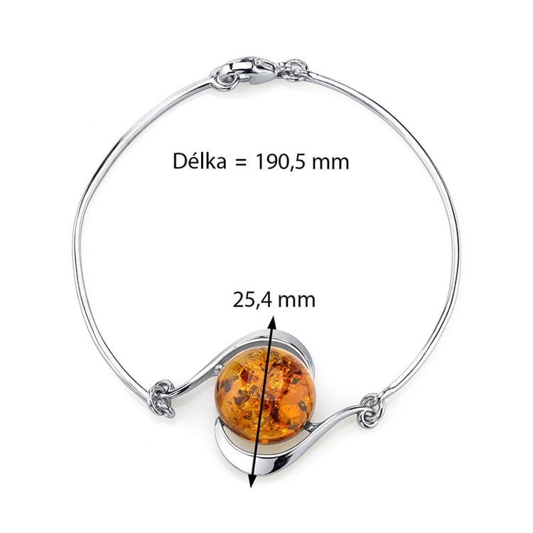 Jantarový náramek 22709