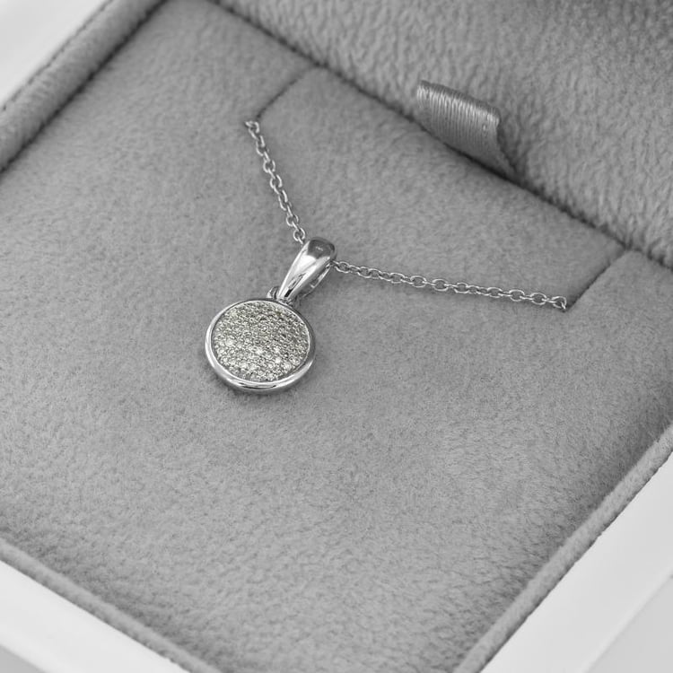 Diamantový náhrdelník ze zlata 44994