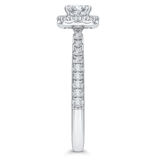 Zásnubní prsten s emerald diamantem Farida