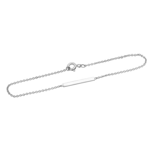 Zlatý minimalistický náramek Bar