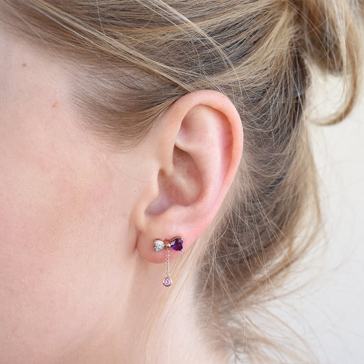 Roztomilá kolekce šperků s ametysty, safíry a diamanty Monique 106243