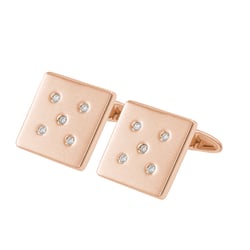 Diamantové manžetové knoflíčky ze zlata Orien