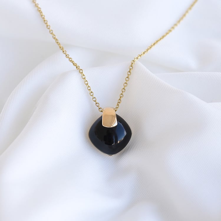 náhrdelník s černým onyxem 81601