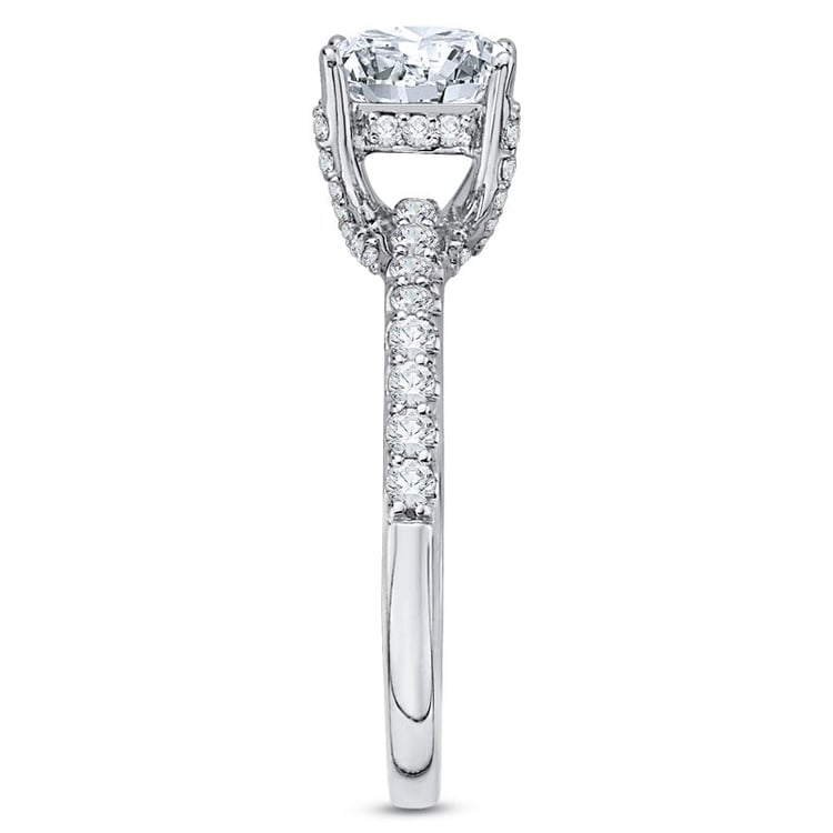 Zlatý diamantový zásnubní prsten 46381