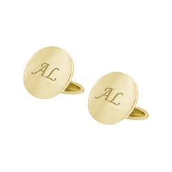 Manžetové knoflíčky ze zlata s iniciálami Surya
