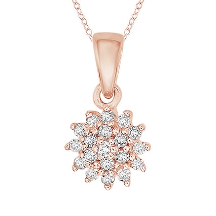 Elegantní přívěsek s diamanty Alger