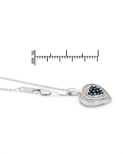 Náhrdelník srdce s diamanty 774