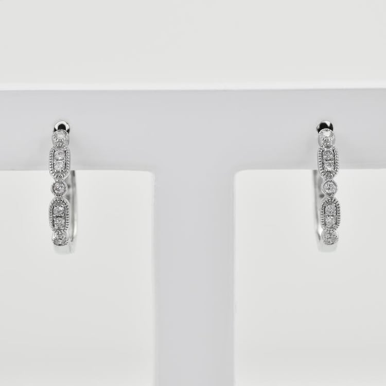 Náušnice s diamanty 29118