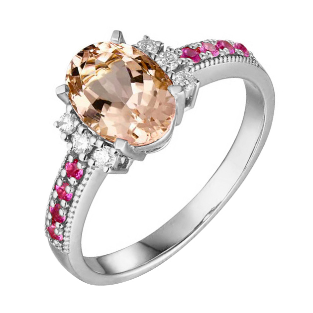 Morganitový prsten Jemiah