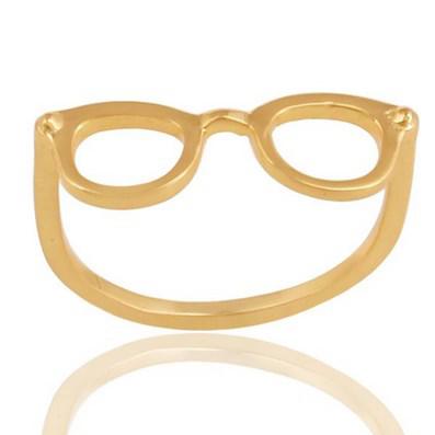 Pozlacený stříbrný prstýnek 8937