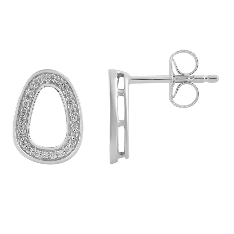 Zlaté náušnice s lab-grown diamanty Joanie 163388