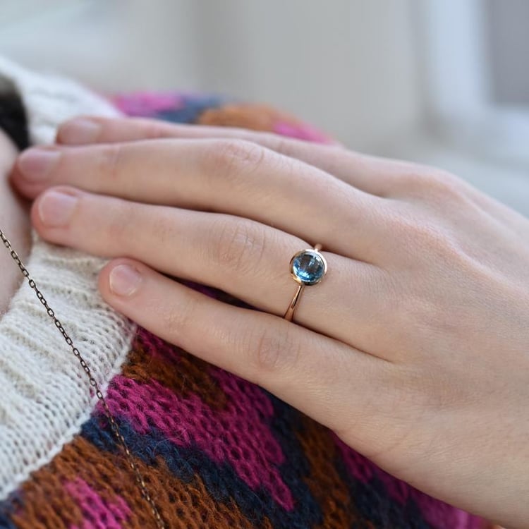 Prsten s topazem 26602