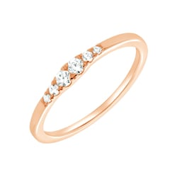 Minimalistický prsten ze zlata s diamanty Ingvar