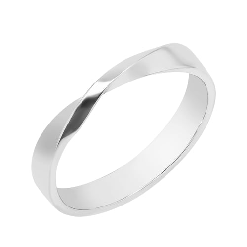 Platinové propletené snubní prsteny s diamanty Lasha