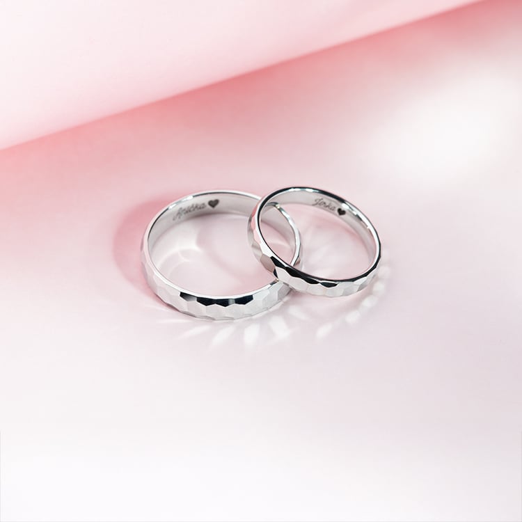 Zlaté tepané snubní prsteny Laurita 150244