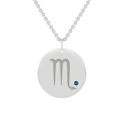 Zlatý přívěsek se znamením a topazem Štír