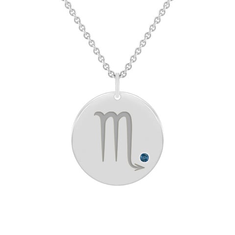 Zlatý přívěsek se znamením a topazem Štír 59978