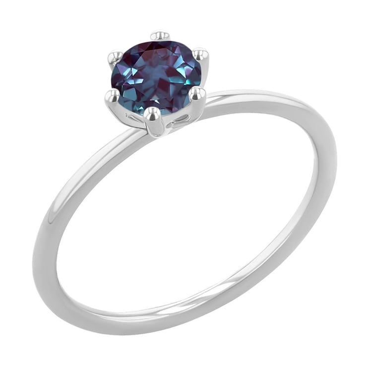 Zásnubní prsten s lab-grown alexandritem Birdie